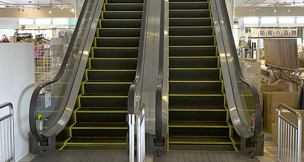 伊豆フルーツパーク,エスカレーター